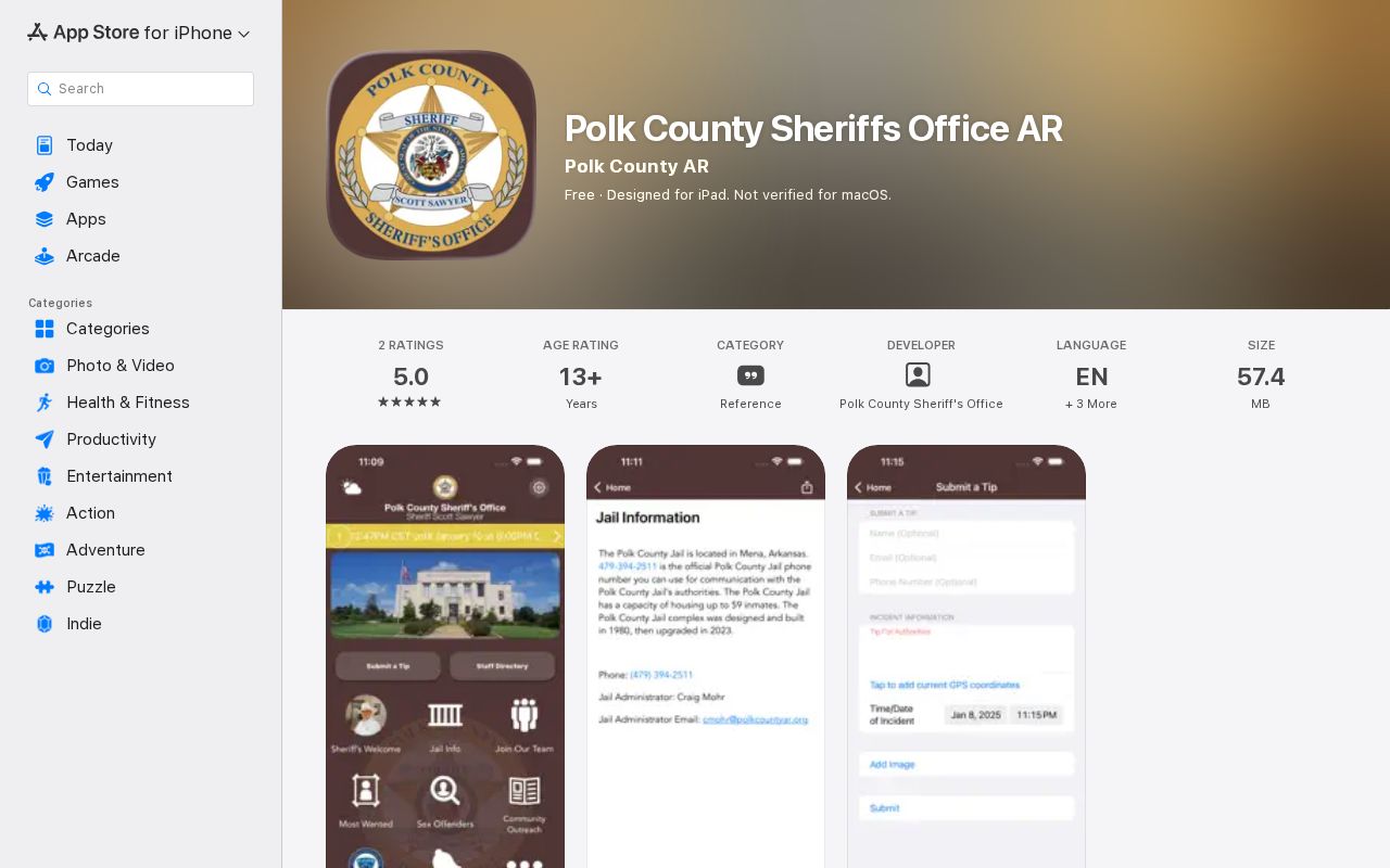 Polk County arrest information sheriff mobile app